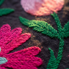 Chasing Canyons Hand-Embroidered Cotton Suzani Throw