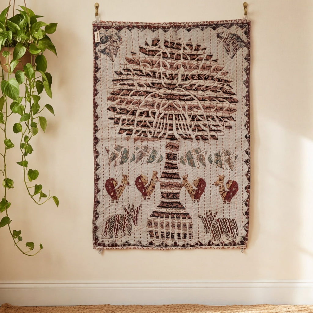 Sage Grove Pure Cotton Artisan Wall Hanging