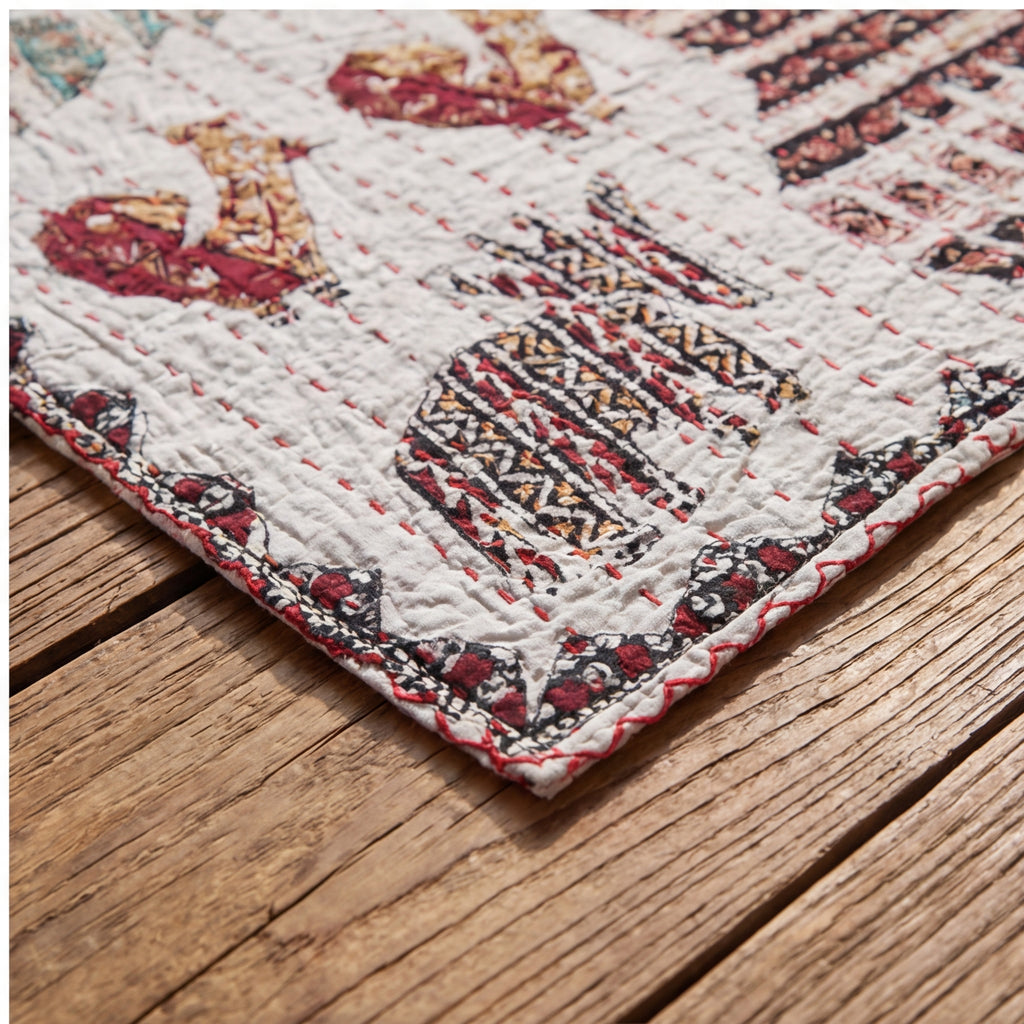 Sage Grove Pure Cotton Artisan Wall Hanging