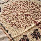 Olive Bloom Pure Cotton Artisan Wall Hanging