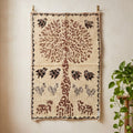 Olive Bloom Pure Cotton Artisan Wall Hanging
