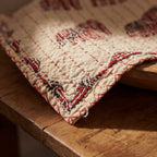 Big Indigo Ray Pure Cotton Artisan Wall Hanging