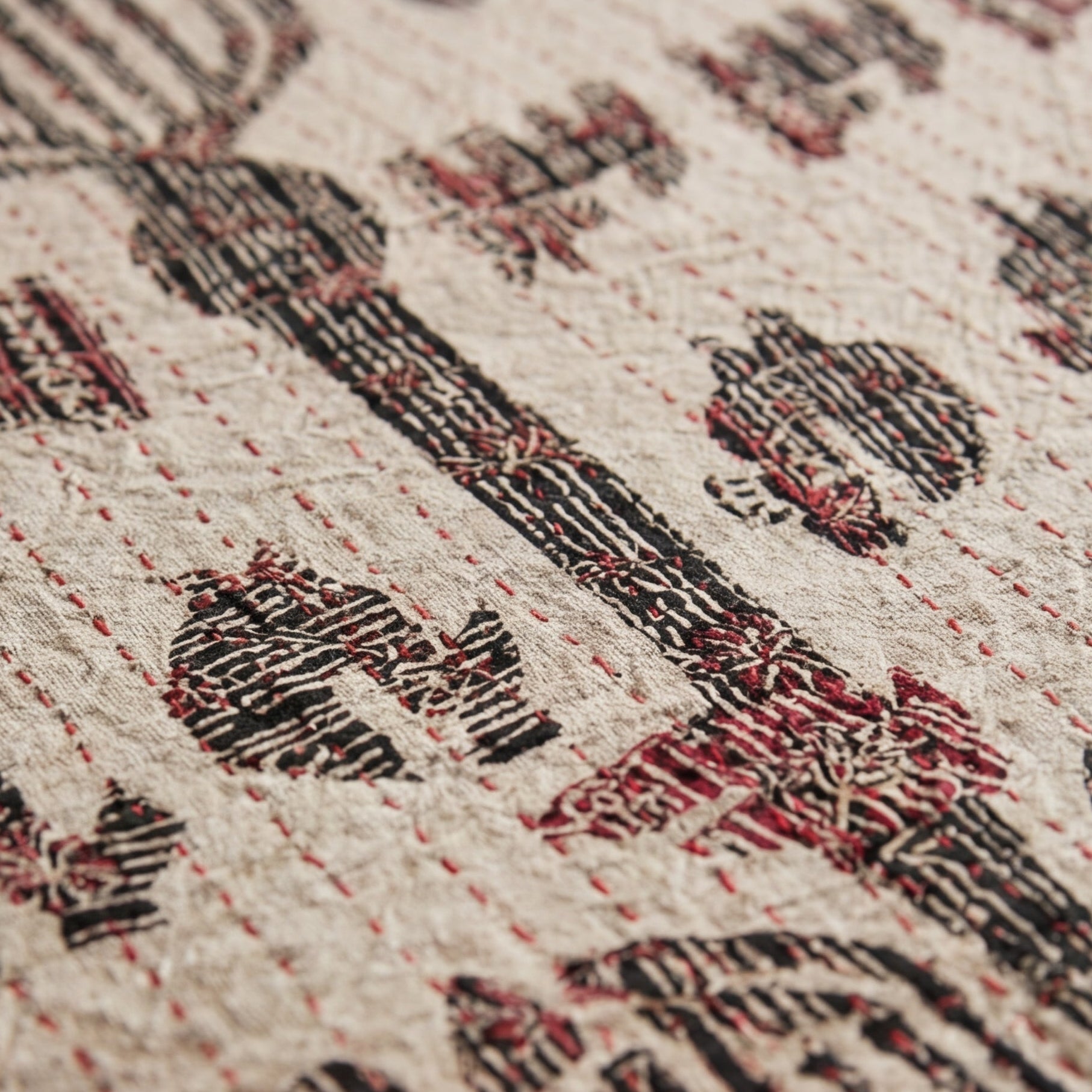 Big Olive Grove Pure Cotton Artisan Wall Hanging