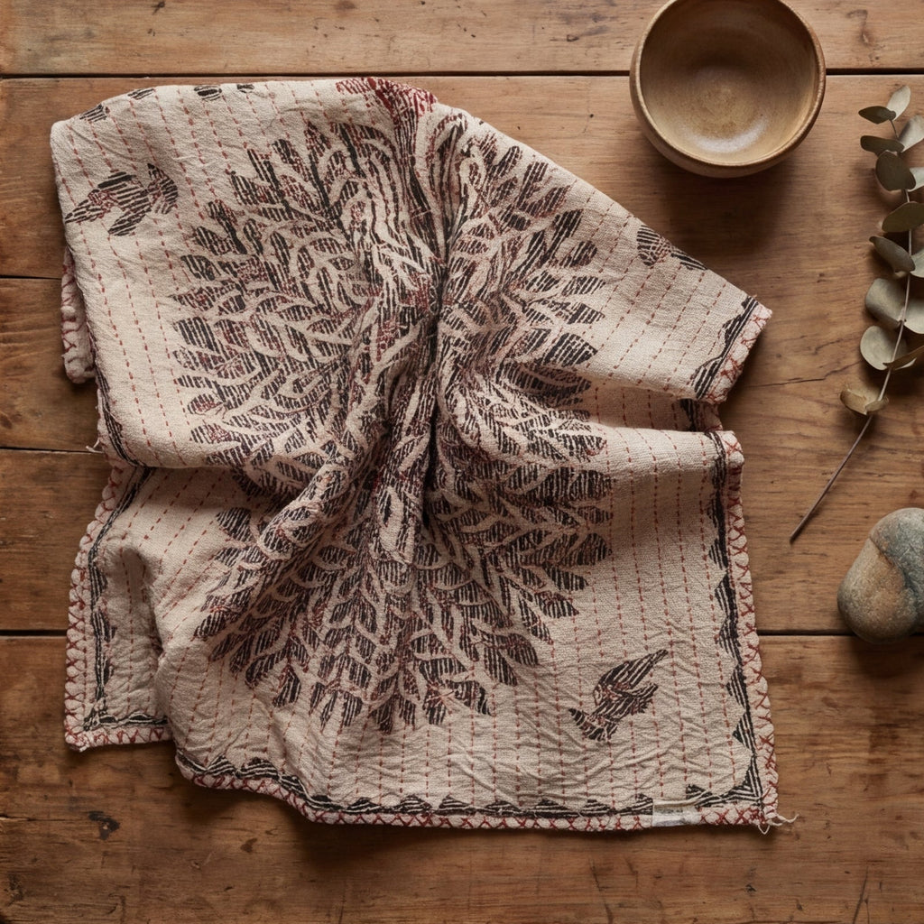 Big Olive Grove Pure Cotton Artisan Wall Hanging