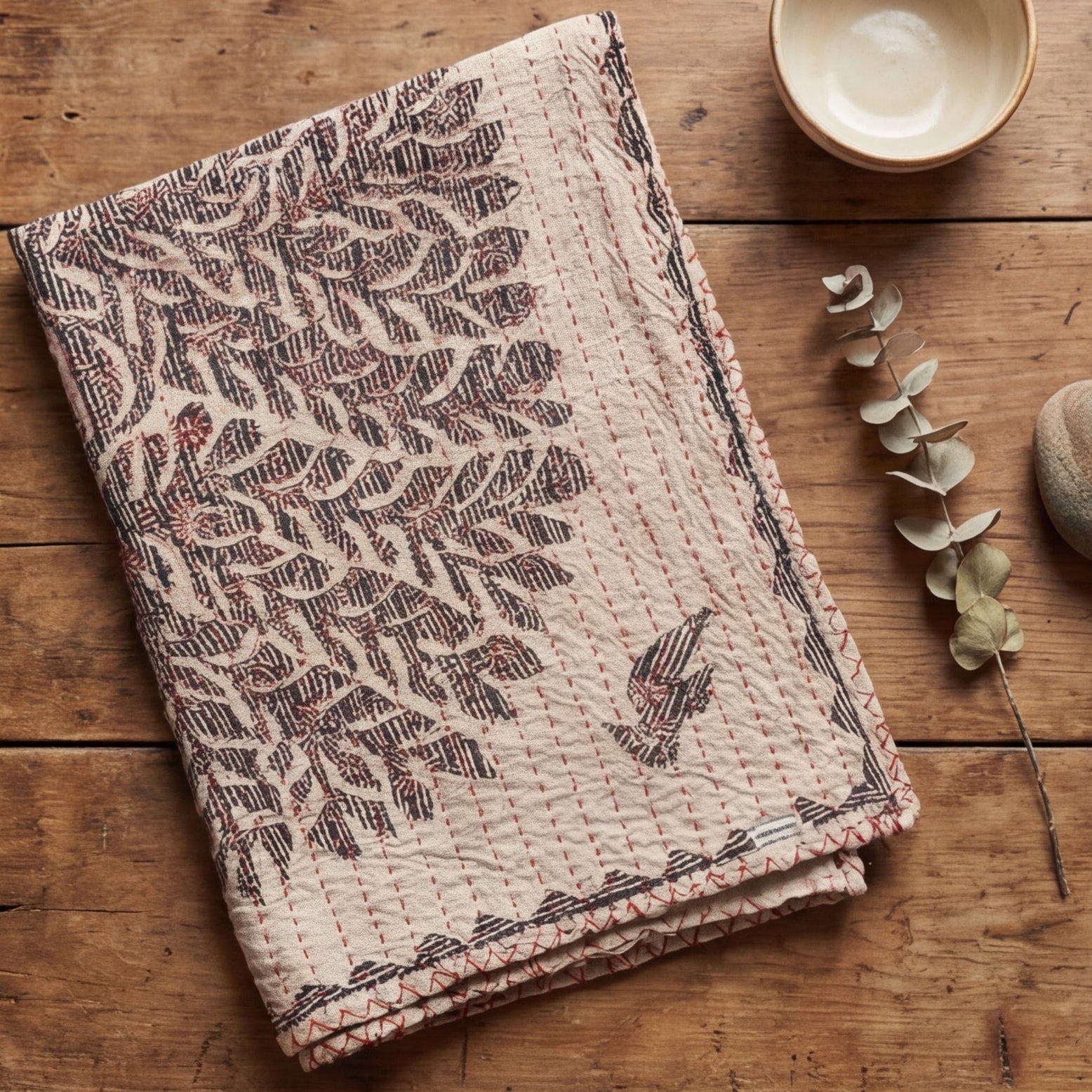 Big Olive Grove Pure Cotton Artisan Wall Hanging