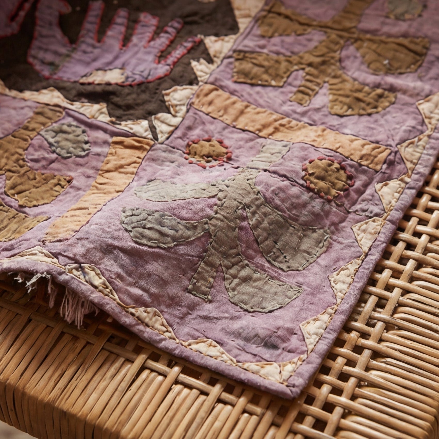 Earth Glow Pure Cotton Artisan Wall Hanging