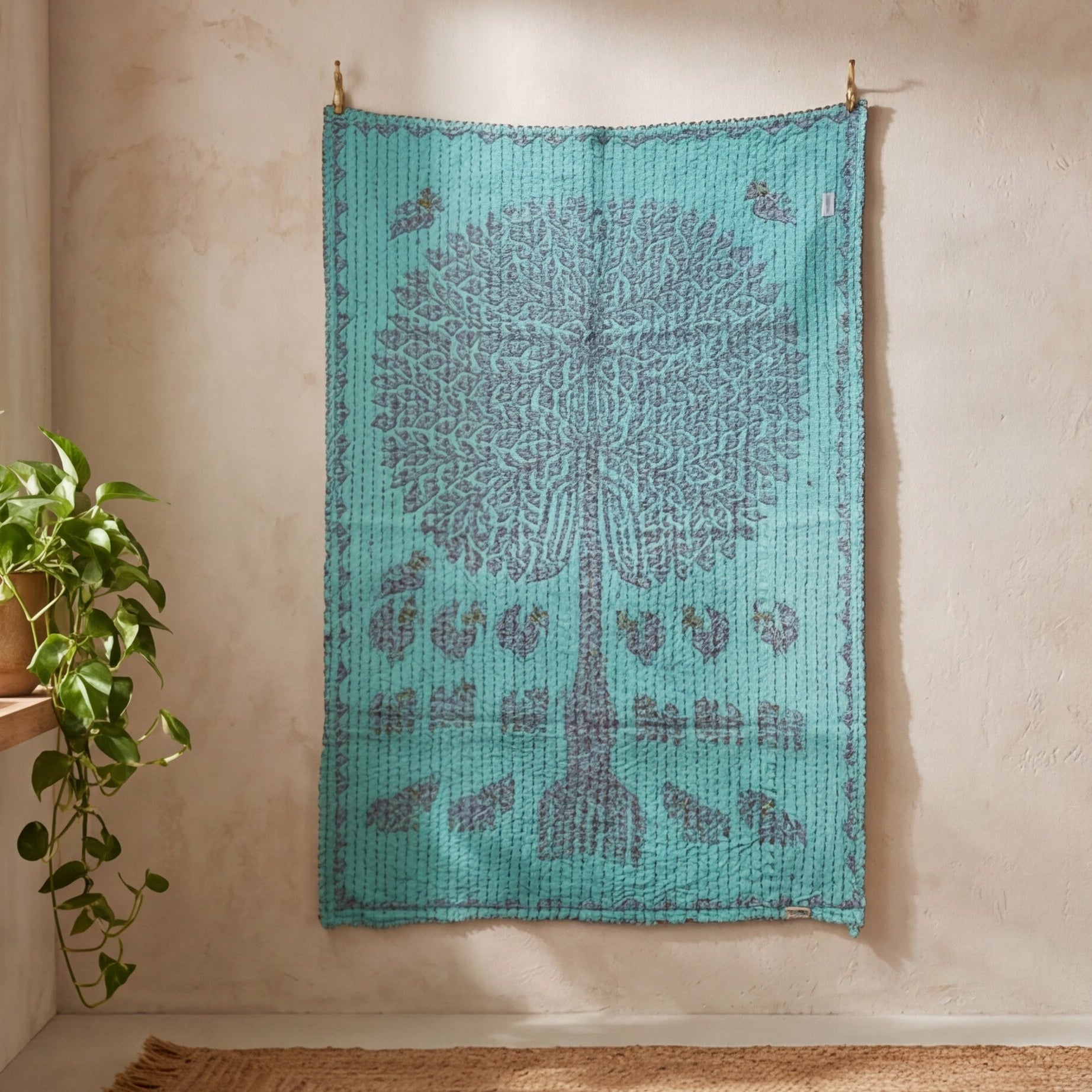 Big Terra Amber Pure Cotton Artisan Wall Hanging