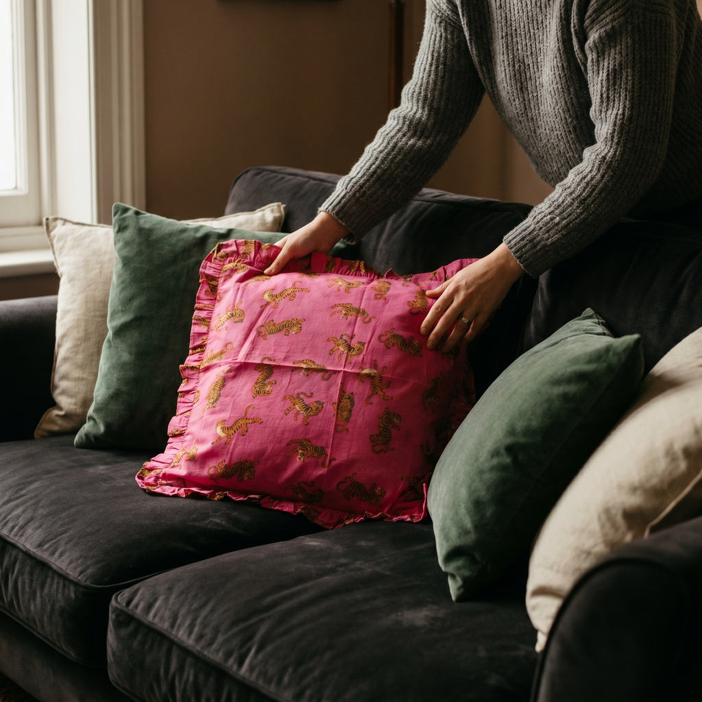 Serene Stone Cushion Cover