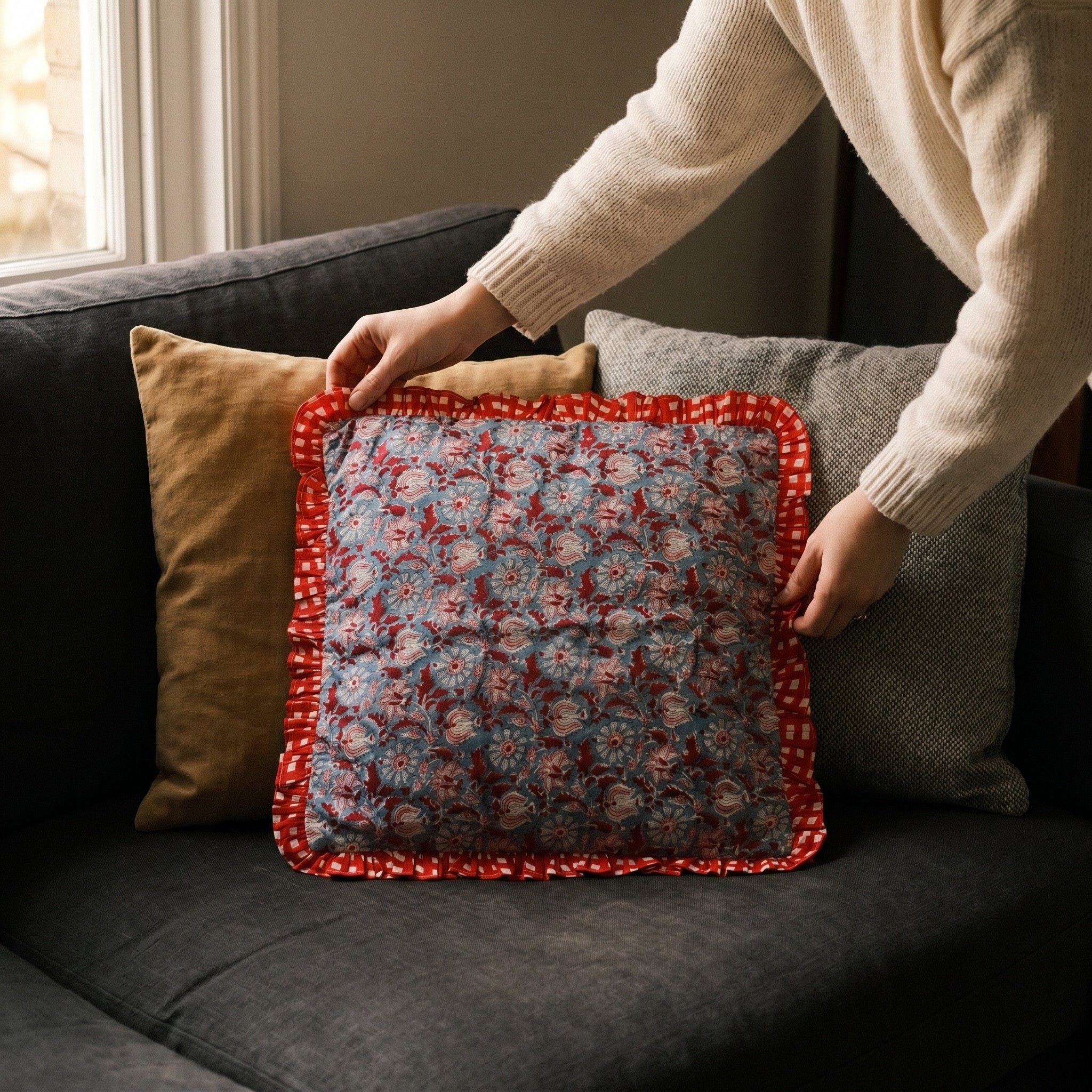 River Stone Cushion Cover