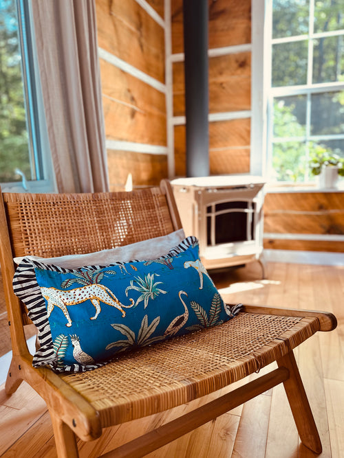 Blue Animals Cushion Cover