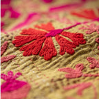 Vintage Suzani - Stone Bloom Luxury Kantha Throw