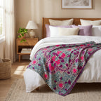 Vintage Suzani - Sienna Glow Luxury Kantha Throw