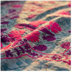 Vintage Suzani - Sienna Glow Luxury Kantha Throw