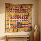 Dreamy Haze Appliqué Pure Cotton Wall Hanging