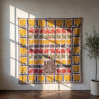 Dreamy Haze Appliqué Pure Cotton Wall Hanging