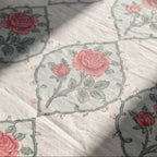 Harvest Moon Hand Block Printed Queen Bedsheet Set