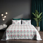 Harvest Moon Hand Block Printed Queen Bedsheet Set