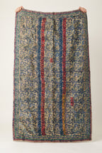Sweetgrass Vintage Handmade Bagru Block Print Kantha Throw
