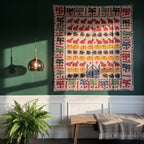 Lupine Appliqué Pure Cotton Wall Hanging