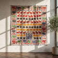 Lupine Appliqué Pure Cotton Wall Hanging