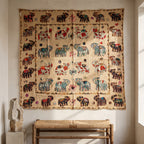 Camas Appliqué Pure Cotton Wall Hanging