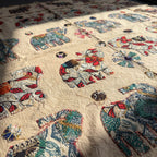 Camas Appliqué Pure Cotton Wall Hanging