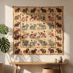 Camas Appliqué Pure Cotton Wall Hanging