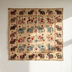 Camas Appliqué Pure Cotton Wall Hanging