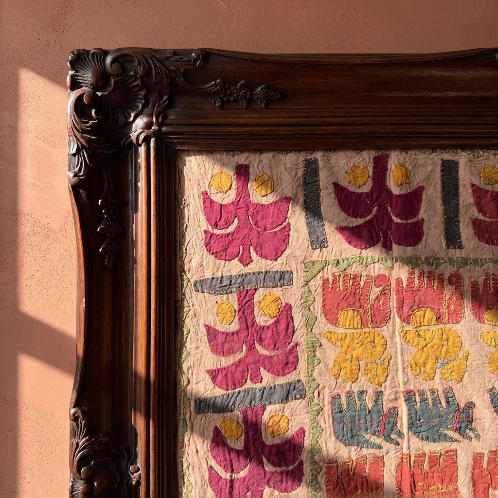 Mayapple Appliqué Pure Cotton Wall Hanging