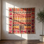 Mayapple Appliqué Pure Cotton Wall Hanging