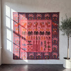 Hepatica Appliqué Pure Cotton Wall Hanging