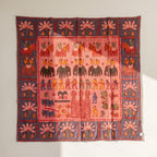 Hepatica Appliqué Pure Cotton Wall Hanging