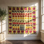 Wild Ginger Appliqué Pure Cotton Wall Hanging