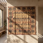 Trailing Arbutus Appliqué Pure Cotton Wall Hanging