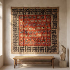 Yarrow Appliqué Pure Cotton Wall Hanging