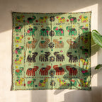 Whispering Stone Appliqué Pure Cotton Wall Hanging