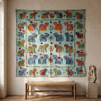 Hearth Stone Appliqué Pure Cotton Wall Hanging