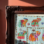 Hearth Stone Appliqué Pure Cotton Wall Hanging