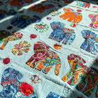 Hearth Stone Appliqué Pure Cotton Wall Hanging