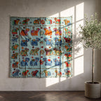 Hearth Stone Appliqué Pure Cotton Wall Hanging