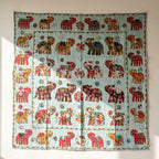 Soft Fern Appliqué Pure Cotton Wall Hanging