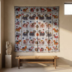Nu Fern Appliqué Pure Cotton Wall Hanging