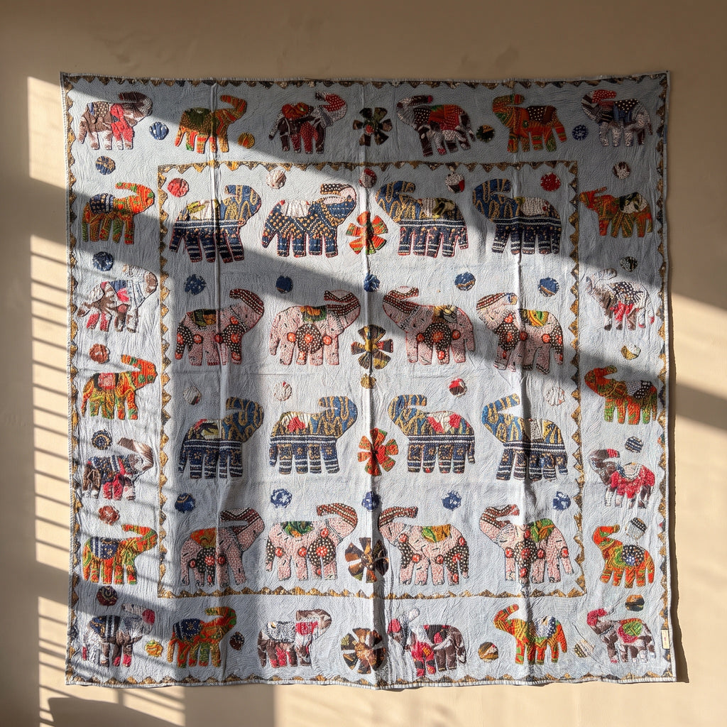 Nu Fern Appliqué Pure Cotton Wall Hanging