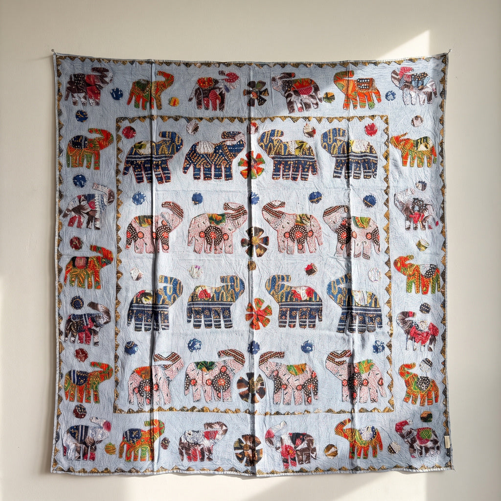 Nu Fern Appliqué Pure Cotton Wall Hanging