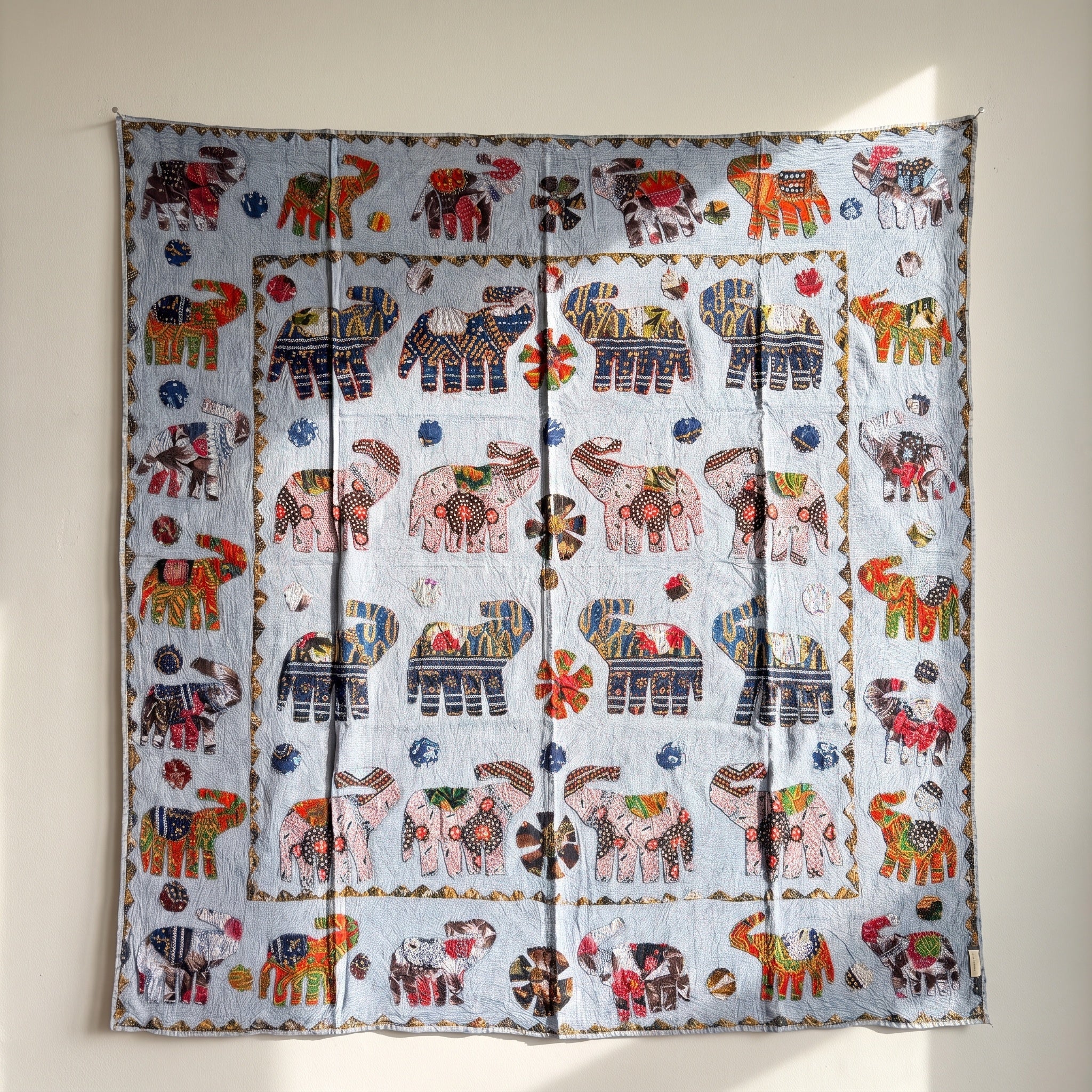 Nu Fern Appliqué Pure Cotton Wall Hanging