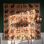 Lush Fern Appliqué Pure Cotton Wall Hanging