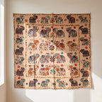 Lush Fern Appliqué Pure Cotton Wall Hanging