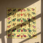Tranquil Dawn Appliqué Pure Cotton Wall Hanging