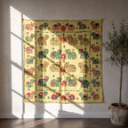 Tranquil Dawn Appliqué Pure Cotton Wall Hanging