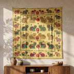 Tranquil Dawn Appliqué Pure Cotton Wall Hanging
